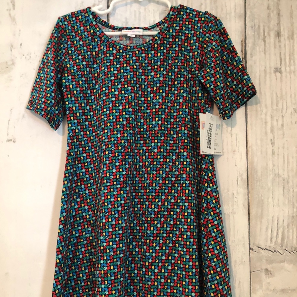 LuLaRoe NWT Kids Adeline Size 8 Polka Dot Dress